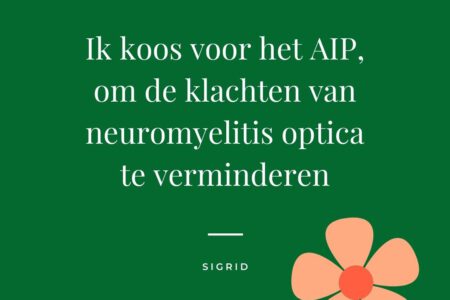 Het verhaal van Sigrid (neuromyelitis optica)