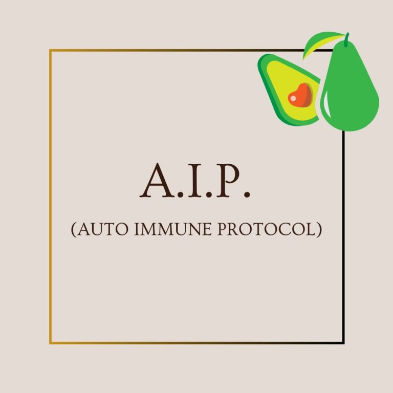 A.I.P. auto immune protocol
