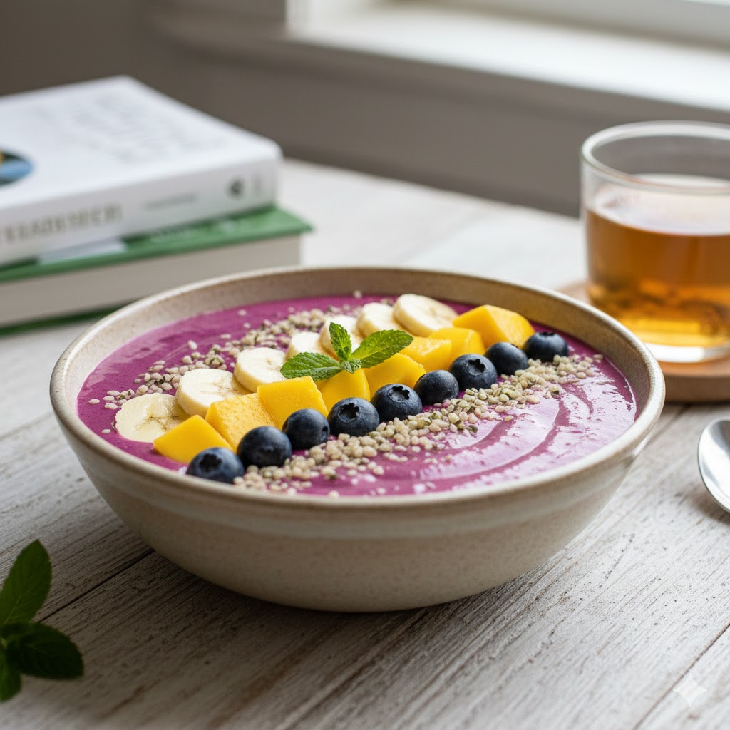 Ontstekingsremmend dieet ontbijt smoothie bowl